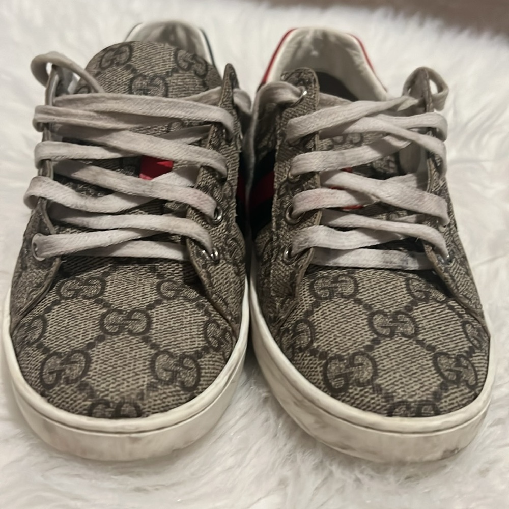 Cute GUCCI children's sneakers, unisex, European Size 33, excellent condition. - Picture 2 of 11